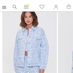 Forever 21 floral/ smile face. Size Small. NWT